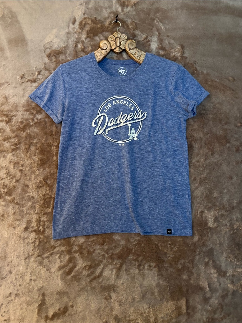 47 Los Angeles Dodgers Women’s Size M Blue Short Sleeve Tee
